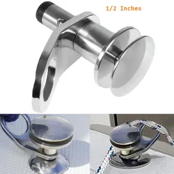 Quick Release Boat Fender Holder 1/2 Inch- Marine Steel Quick-Release Boat Fender Holder Mount Cleat Hook, Receiver Not Included