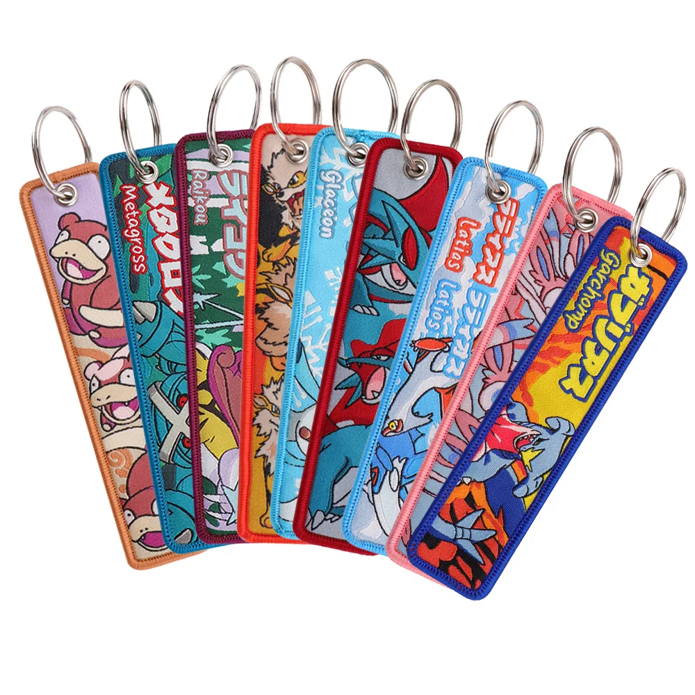 Grappige sleuteltag sleutelhangers sleutelhanger voor auto motorfietsen sleutels sleutelhanger houder mode-sieraden anime accessoires 1pcs