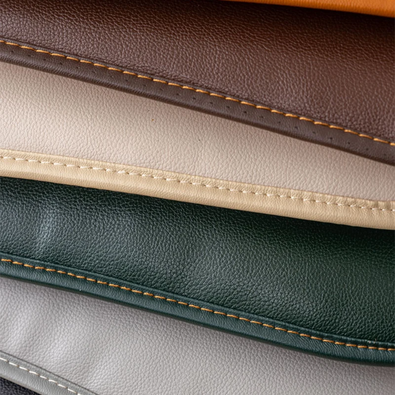 

PU Leather Chair Cushion Waterproof Dirt Resistant Non-slip Thickened Home Dining Table Chair Mat Hotel Office Seat Pad 40x43cm