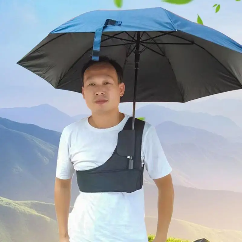 Wearable Support Strap For Umbrella Hands-Free Holder Sun Umbrella Adjustable Hands-Free Sun Umbrella Holder For Gardening Parks