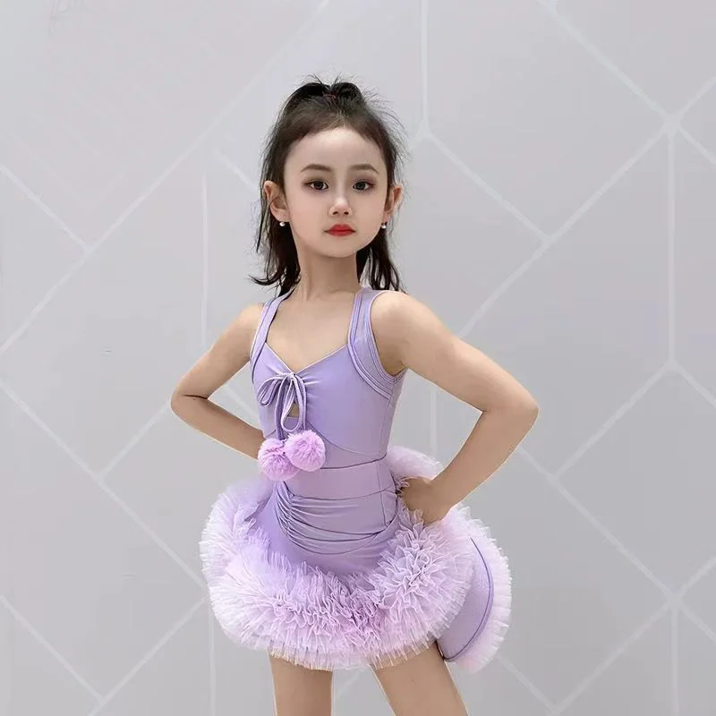 Latin Dans Jurk Meisjes Ballroom Danswedstrijd Jurken Standaard Rumba Samba Tango Danskleding Latin Oefenjurk Kinderen
