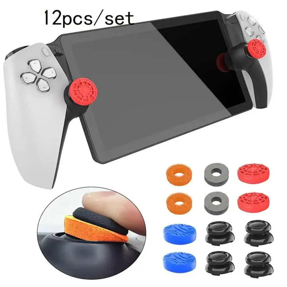 Silicone Rocker Cap para PlayStation Portal-Objetivo Assist, alta e baixa ascensão Joystick Cover, Controlador de jogo, Polegar Aperto Stick Cover