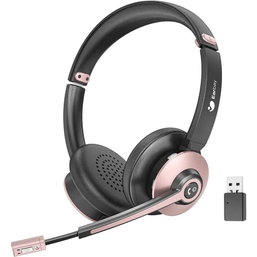 Noise Canceling Wireless Bluetooth Headset with Mic