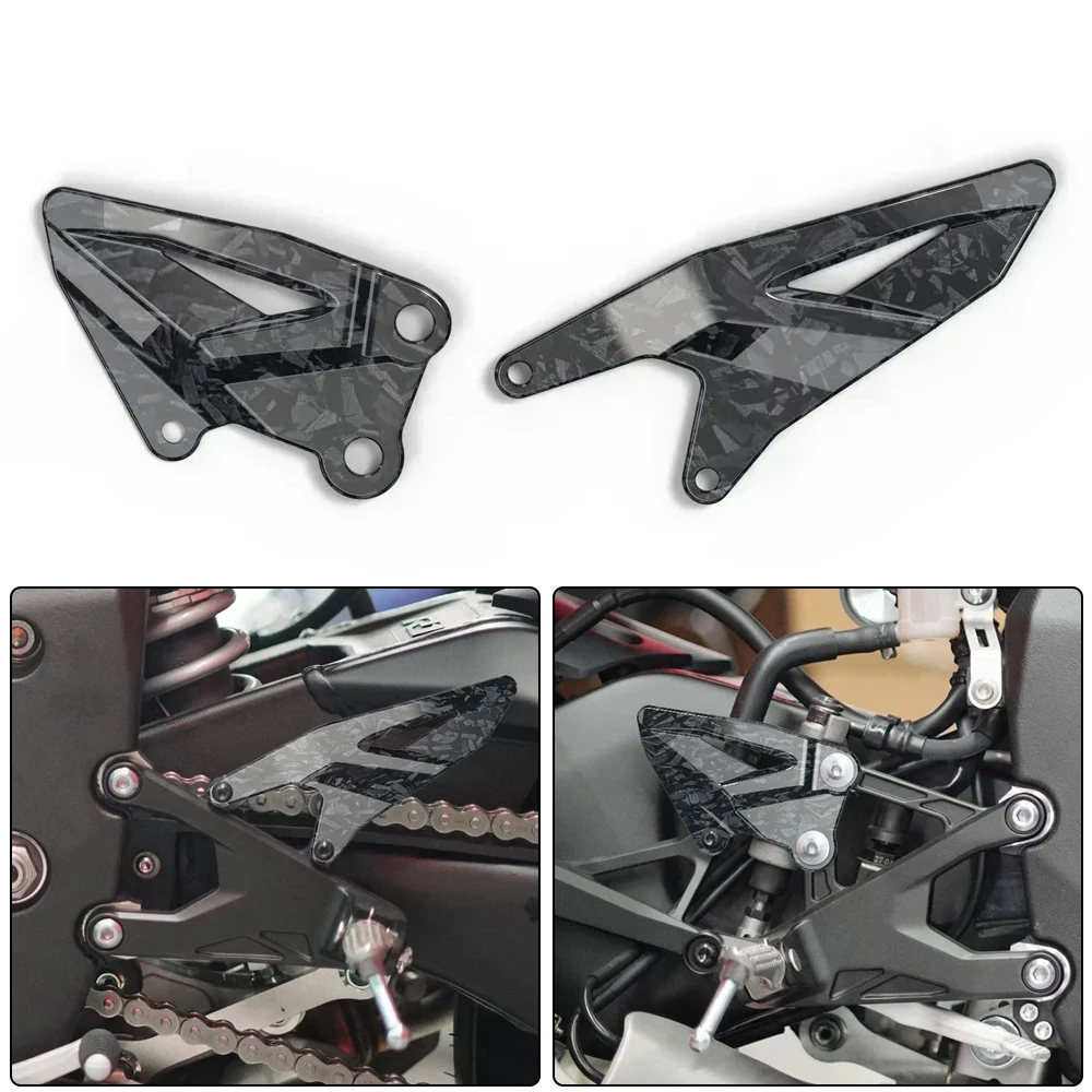 

Для Yamaha R1 R1M 2015-2024 модификация мотоцикла, аксессуары из углеродного волокна, аксессуары для защиты пятки