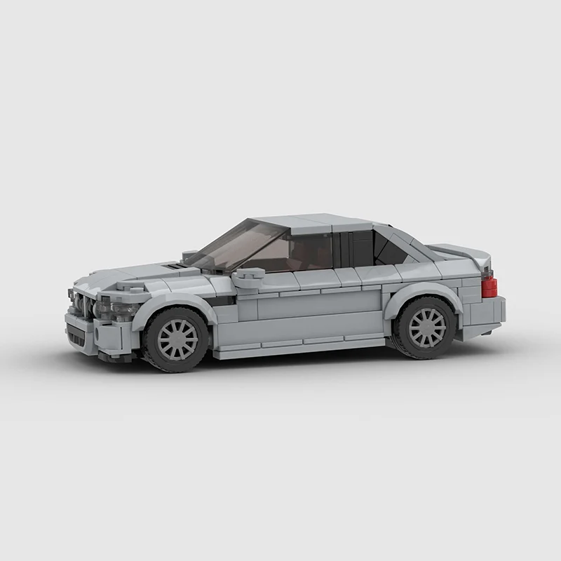 

MOC Car E46 M3 CSL F1 Гоночный автомобиль Строительный блок Скорость Чемпионы Супер гоночный кирпич Рождественский подарок Городские технические идеи игрушек