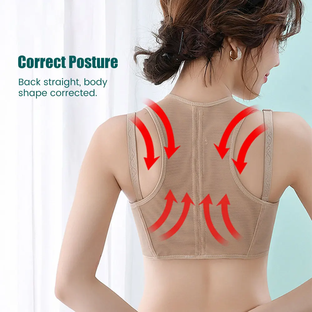 Donne invisibile Body Shaper corsetto petto postura correttore cintura supporto spalla posteriore Brace correzione postura salute modellatura