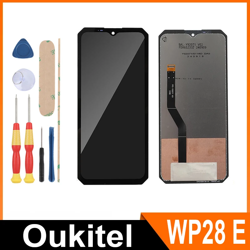 Wyświetlacz LCD + ekran dotykowy FHD+ 6.52 cala do OUKITEL WP28 S WP28 E G1 WP36 Pro WP23 Plus — zdjęcie 3