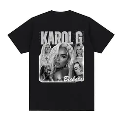 Vintage Karol G Manana Sera Bonito Graphic T Shirt Men Women's Hip Hop Gothic Short Sleeve T-shirts Clothing Oversized T-shirt