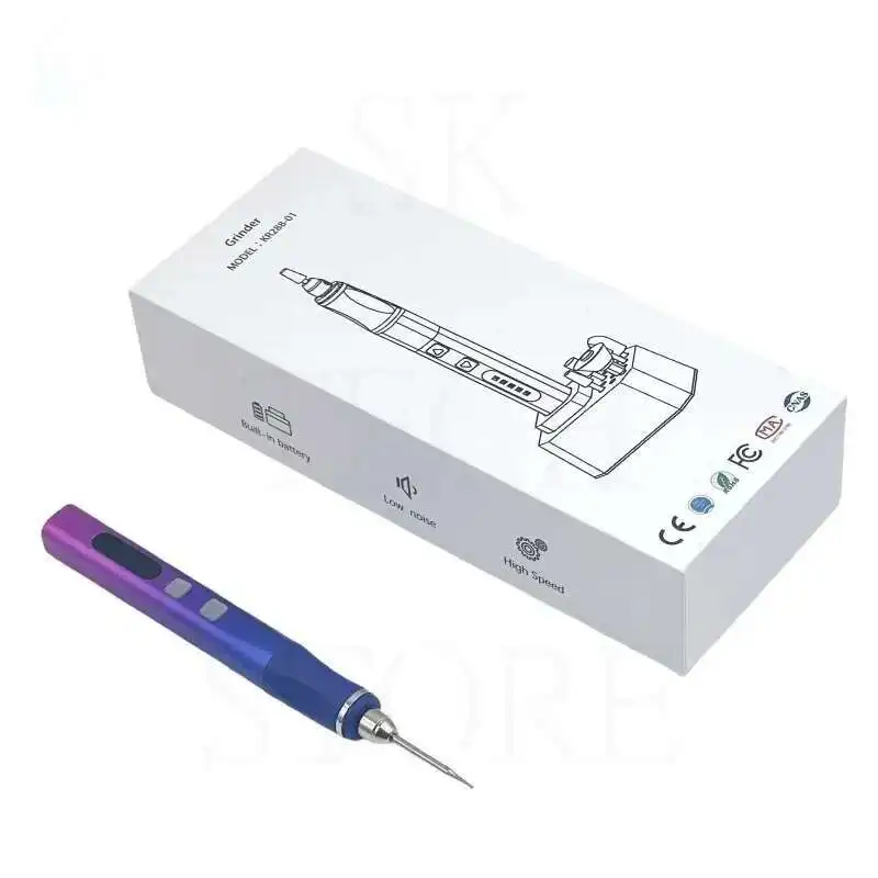 Pluma de grabado de precisión, taladro eléctrico, pluma de pulido, corte, punzonado, Mini amoladora inalámbrica, juego de accesorios