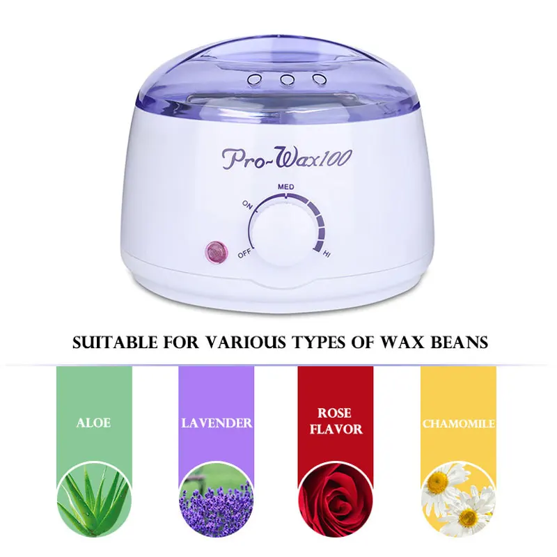 STLF Wax Machine Spa Temperature Control  Wax Warmer Heater Painless Hair Removal Waxing Kit for Home Use