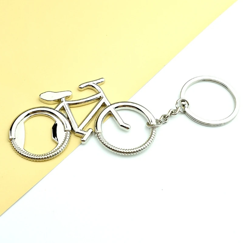 Bike Inspired Keychain Multipurpose Alloy Construction Outdoor Carry Ornament E0BF