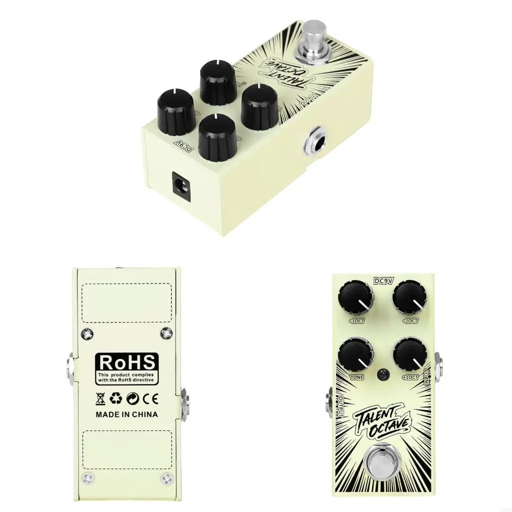 

Octave Electric Guitar Effect Pedal Digital Small Single Effect Guitar Accessories For Quick Knob Adjustment Enduring 24BD