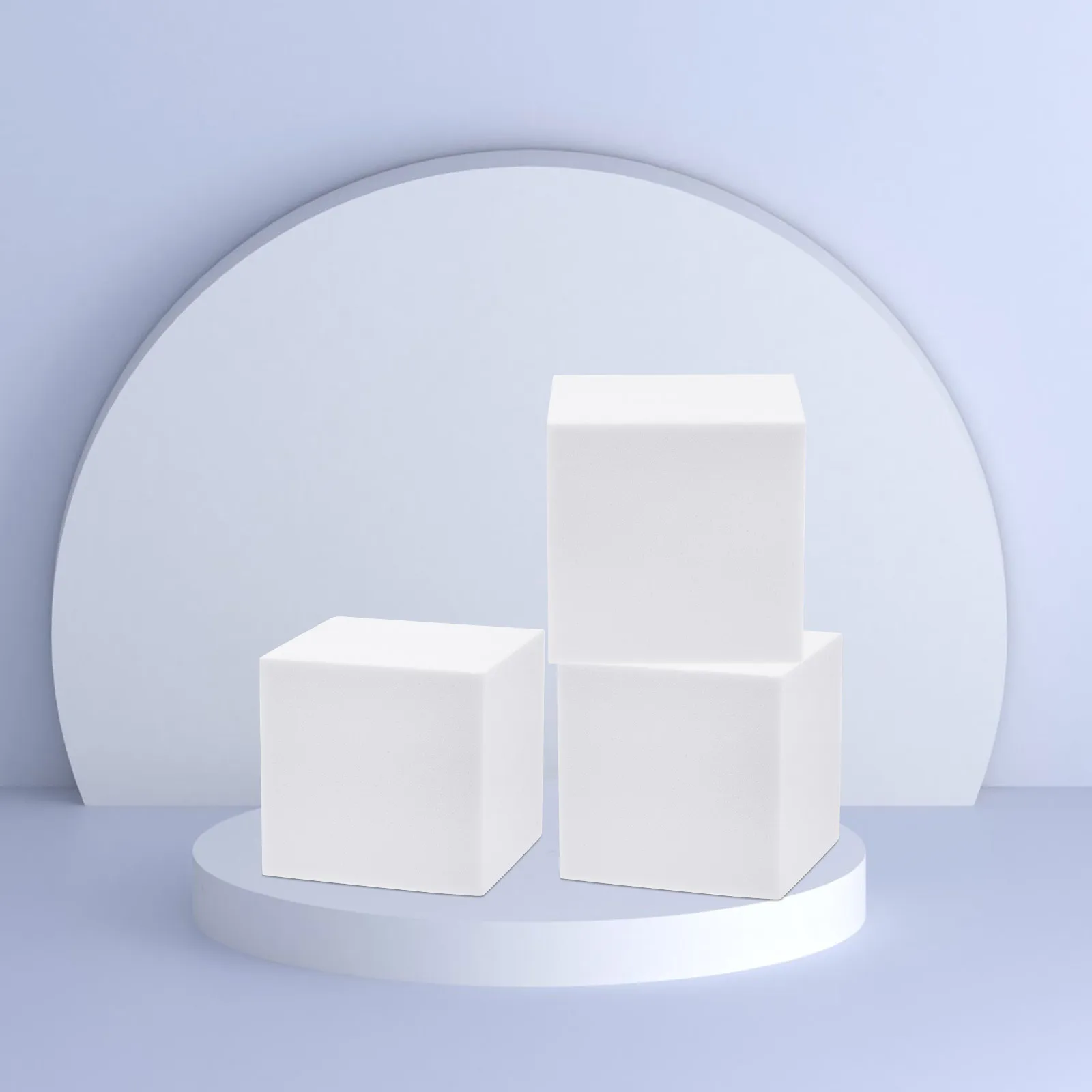 

6pcs 5x5x5cm Blank Blocks for DIY Crafts Unpainted Wedding Party Decorations Lightweight Durable Art Projects Foam Cube
