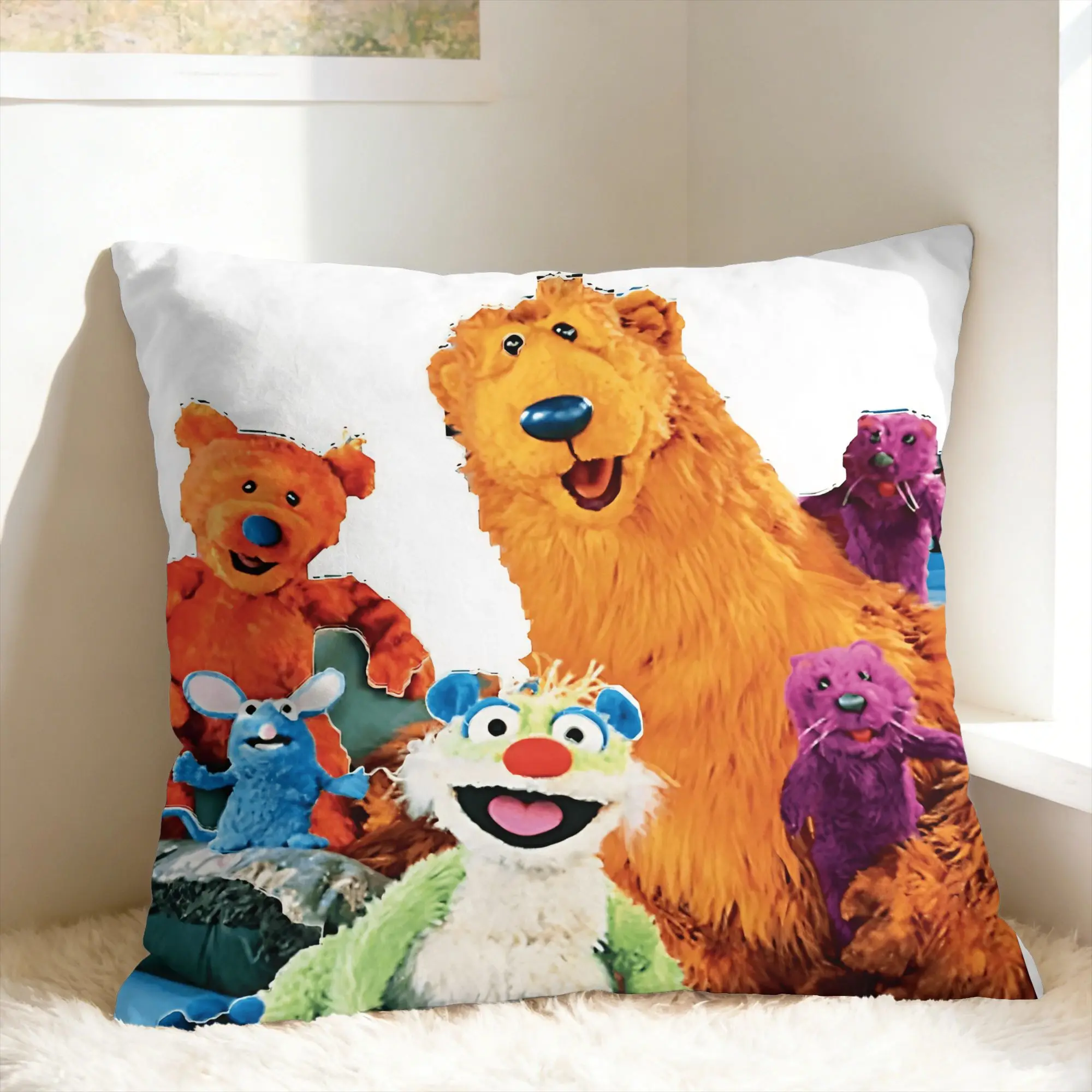 Tutter- B-Bear In The Big Blue House Pillowcases  Fashion Pillow Case For Office Car Home Decor Custom Pillow Cover