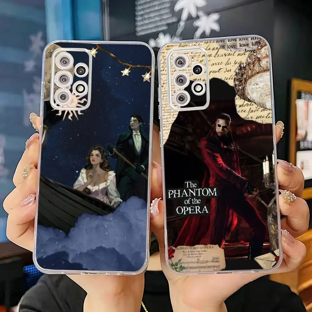 The Phantom of the Opera Classic Movie Phone Case For Samsung S25,S24,S21,S22,S23,S30,Ultra,S20,Plus,Fe Transparent Cover