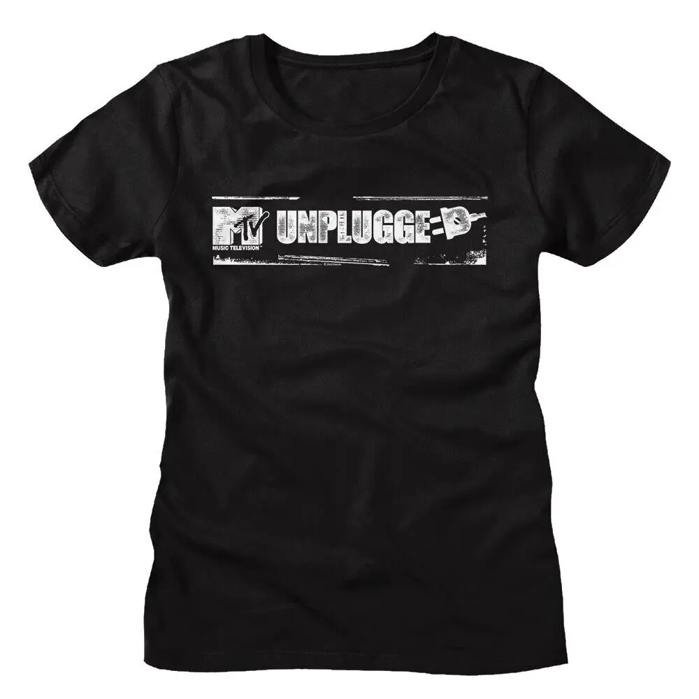 MTV Music Television UNPLUGGED Logo Women's T Shirt