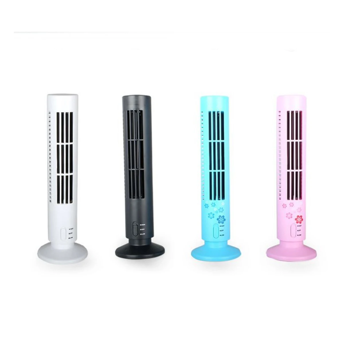 

Mini USB Rechargeable Desk Fan Adjustable Speed Lightweight Office Gadgets Non Slip Base Portable Cooling Device Table Cooler