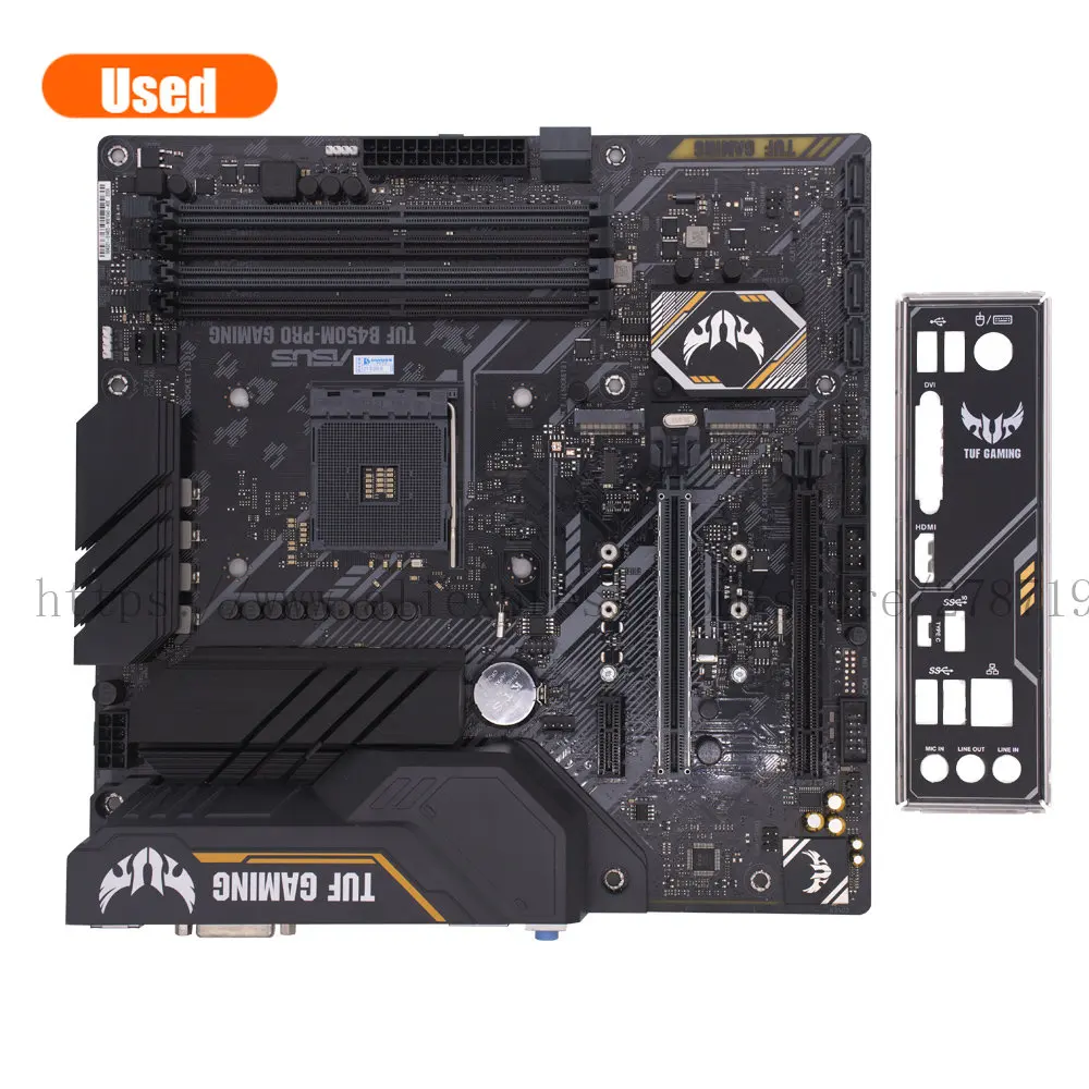 ASUS TUF B450M PRO GAMING  Motherboard AMD B450 DDR4 M.2 DVI-D USB 3.1 Support R3 R5 R7 R9 Desktop AM4 CPU