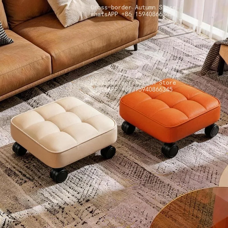 Pulley low stool, home stool, living room crafts, lazy beauty, universal sewing
