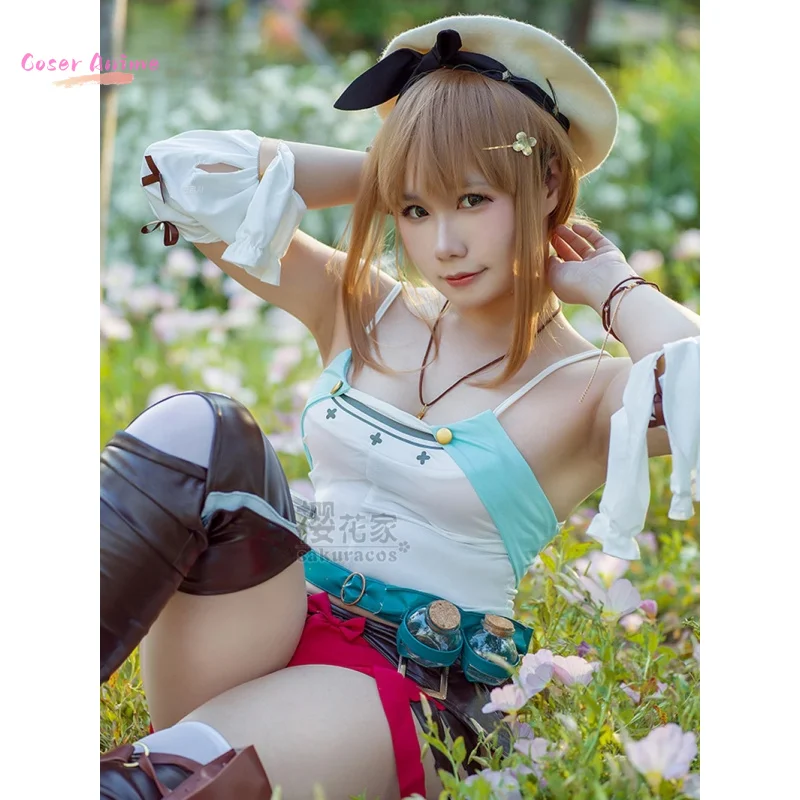 Juego Anime Atelier Ryza Ryza Cosplay disfraz uniforme Halloween carnaval fiesta Navidad juego ropa de rol