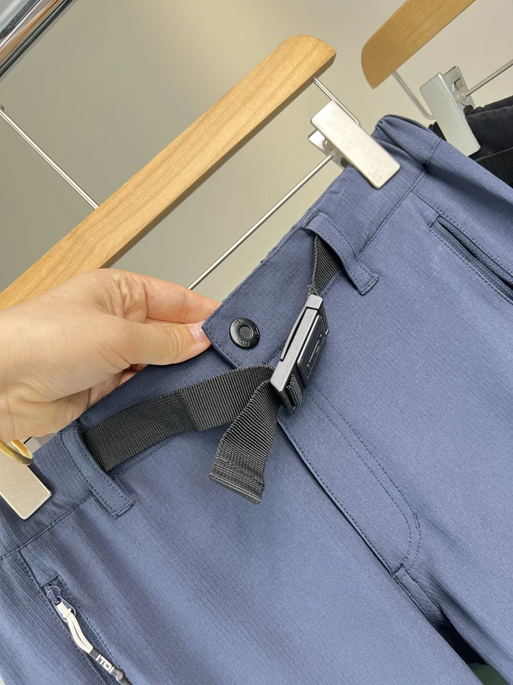 Men's Casual Straight Leg Pants Quick Dry Water Resistant Four Way Stretch Outdoor Summer Fashionable  Color Youth Wear