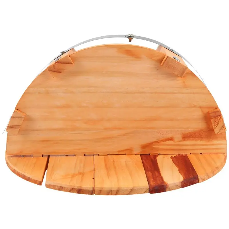 [A92P!】 Wall Mounted Vintage Round Wooden Barrel Whiskey Shelf, Hand Crafted Liquor Bottle Display, Wine Rack