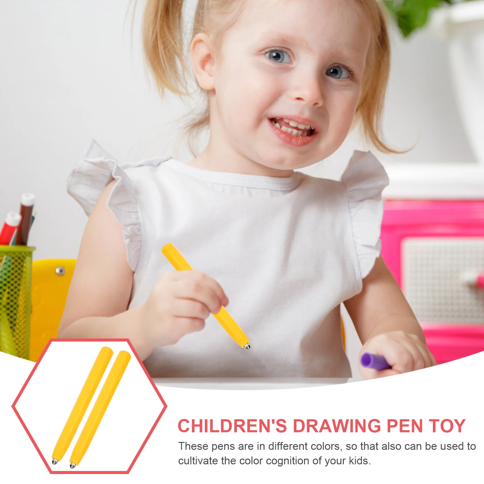 

3 Pcs Drawing Pen for Kids Writing Board Replacement Stylus Doodling Steel Erasable Educational Gift Idea