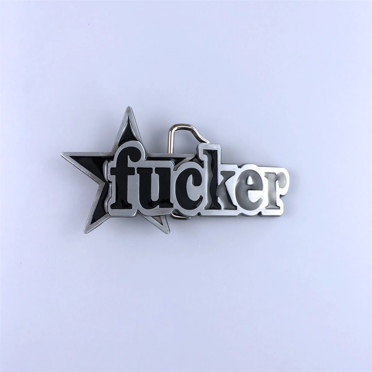ヴィンテージスタイル-エナメルスターレターベルトバックル-buckle-t047