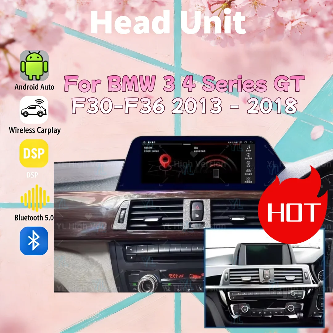 

Blade Screen Android 15.0 Car Radio For 3 Series/4 Series EVO NBT G20 F30 F31 F34 F35 F36 F32 F33 2013-2018 Head Unit Multimedia