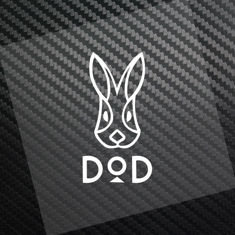 Japanese DOD Rabbit Car Stickers Camping Box Sticker