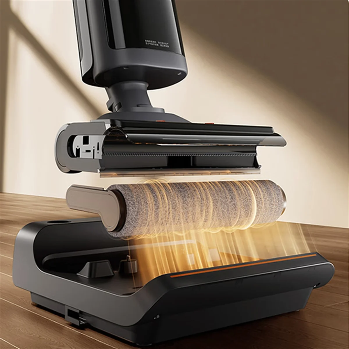 2 قطعة قطع غيار فرشاة الأسطوانة لشاومي Mijia 2/3MAX/3PRO لملحقات غسيل الأرضيات Shunzao M20