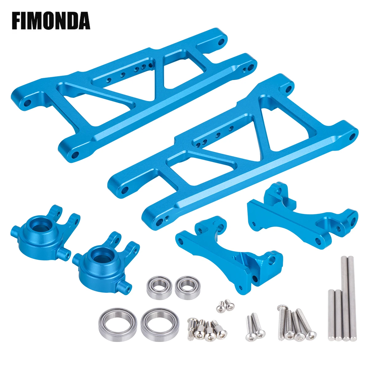 

Комплект алюминиевых деталей для передней и задней оси с ЧПУ, запчасти для модернизации двигателя для радиоуправляемых краулеров 1/10 Traxxas BL-2S Slash 4x4 4WD DIY