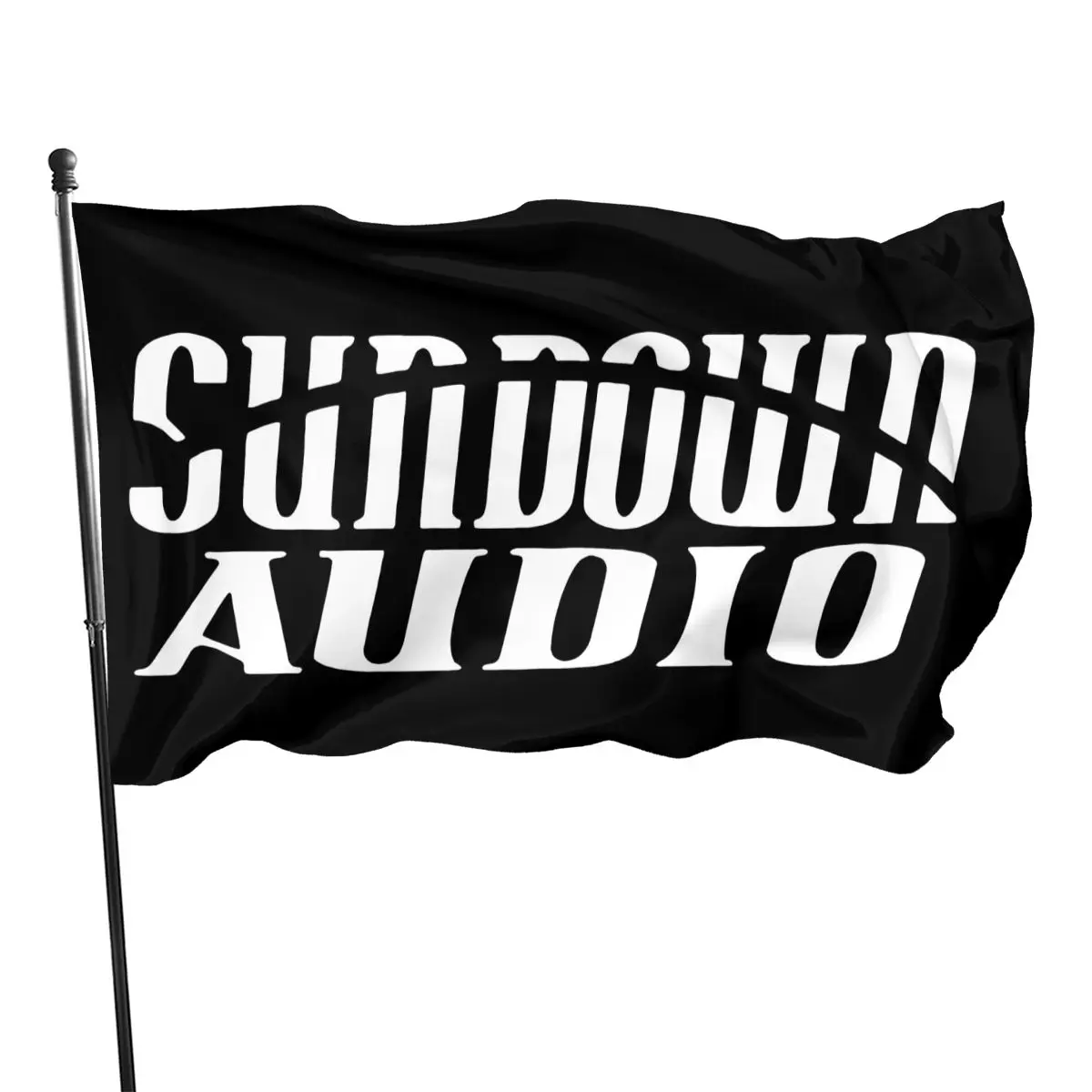 New Sundown Audio Bass Junkie Car Audio Loud Logo Unisex Black Vacation Swag Streetwear Geek Latest Flag