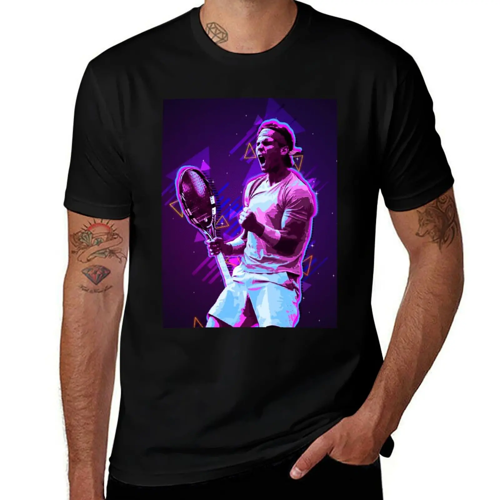 

Rafael Nadal T-Shirt boys animal print affliction shirts basketball graphic tees summer 2025 clothing for men