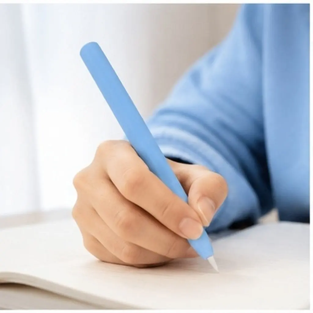 Stylish Carrot Shaped Silicone Stylus Pen Sleeve Non Slip Protective Cover for Pencil 2 Stylus Pen Cover Case Gift