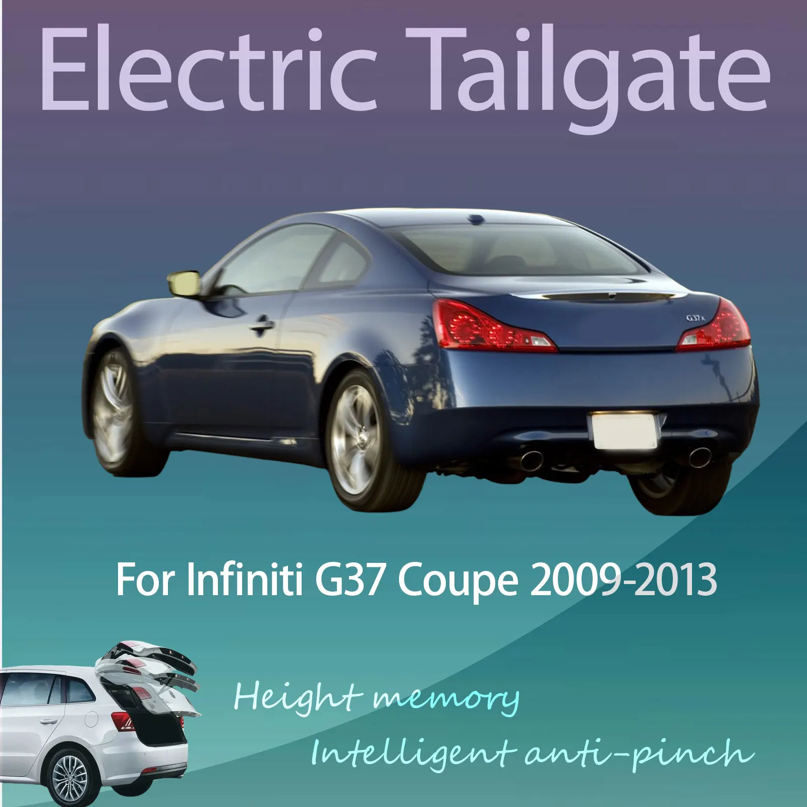 For Infiniti G Line 4th generation G37 Coupe Electric Tailgate Hands-Free Operation Dual Rod Auto Suction Intelligent Control