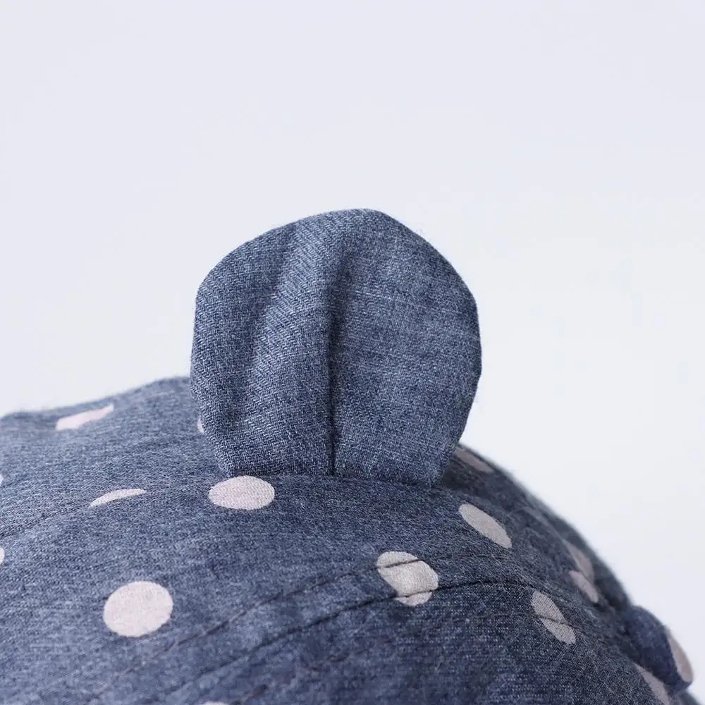 Casual For 6-24Months Panama Cap Girls Boys Dot Beach Caps Children Sun Hat Rabbit Ear Cap 's Baseball Hat