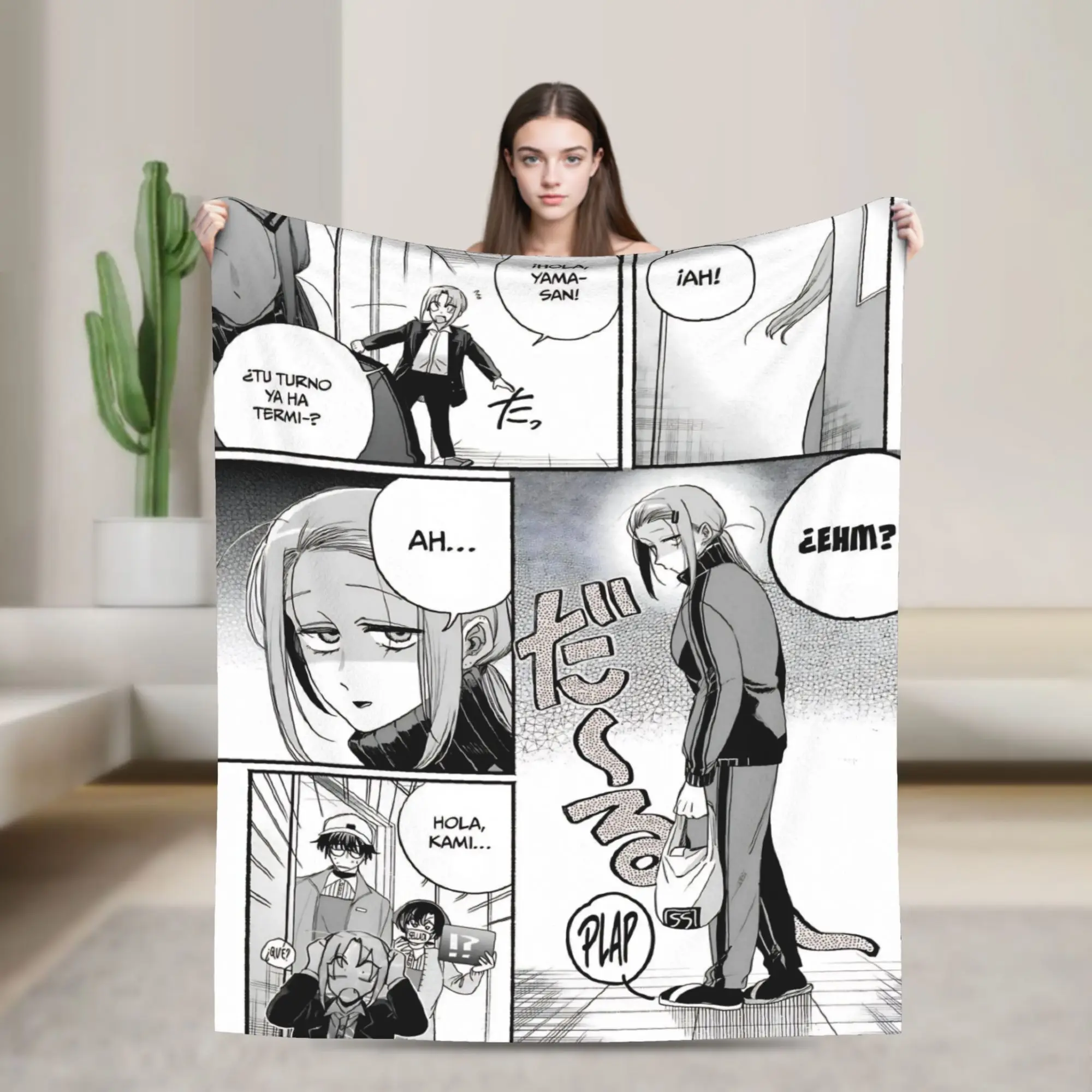 Smoking Behind the Supermarket with You Blanket Soft Fleece Cozy Gifts  Throw Blanket Bedspreads