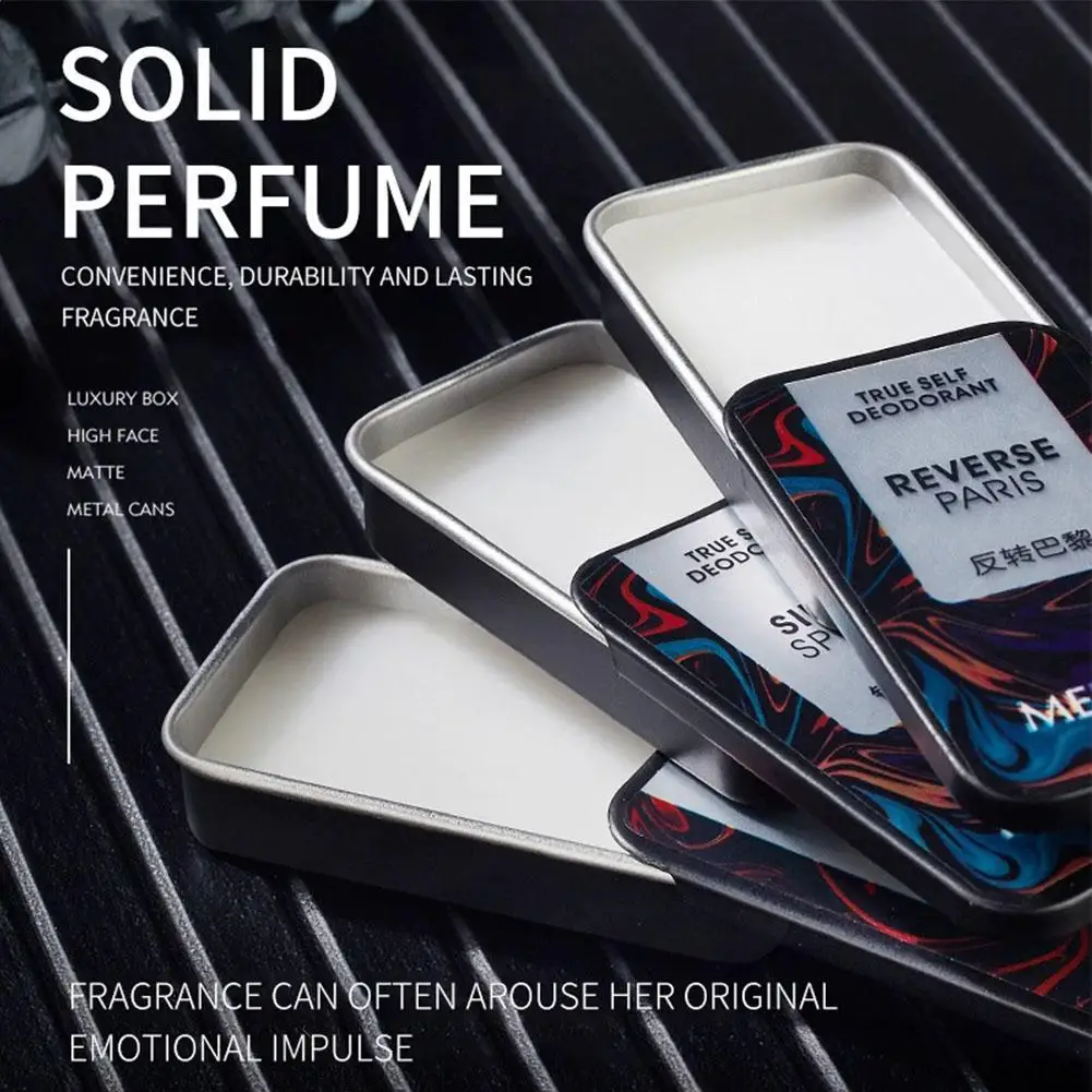 

3pcs/set Solid Cologne Gift Set Woody Notes, Fresh and Elegant, Long-lasting Effect Men's Solid Cologne Perfume