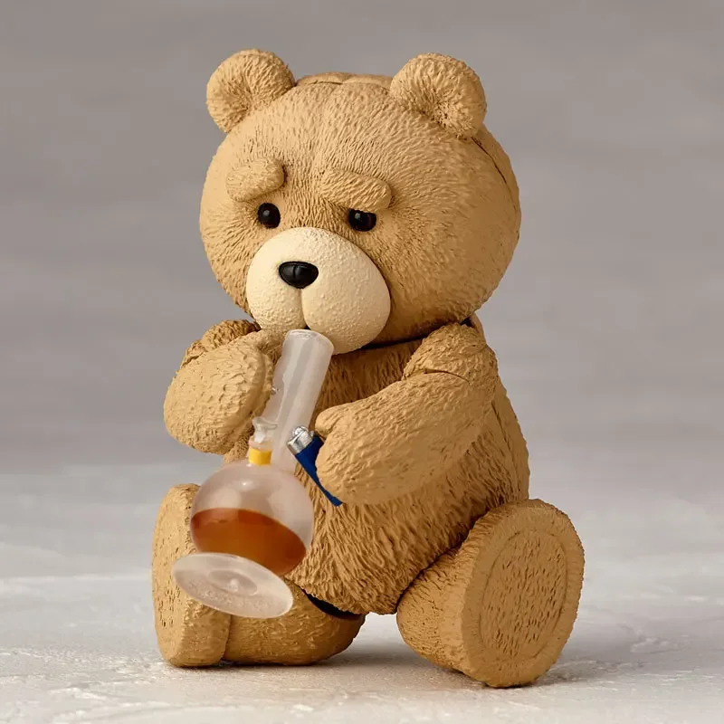 Ours en peluche Ted 2 en boîte de 10cm, figurine articulée, jouets modèles