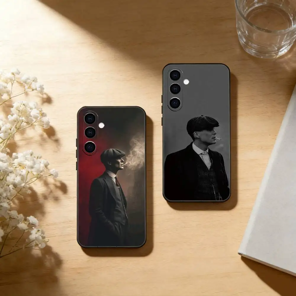 

Peaky Blinders tommy shelby Phone Case Black Silicone Soft For Samsung Galaxy A73,A72,A71,A70,A53,A52,A51