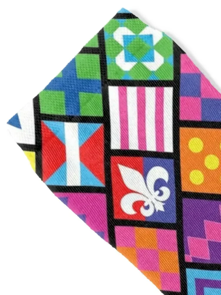 Horse racing colorful jockey squares Socks tennis sports stockings basketball christmas gifts Socks Women's Men's