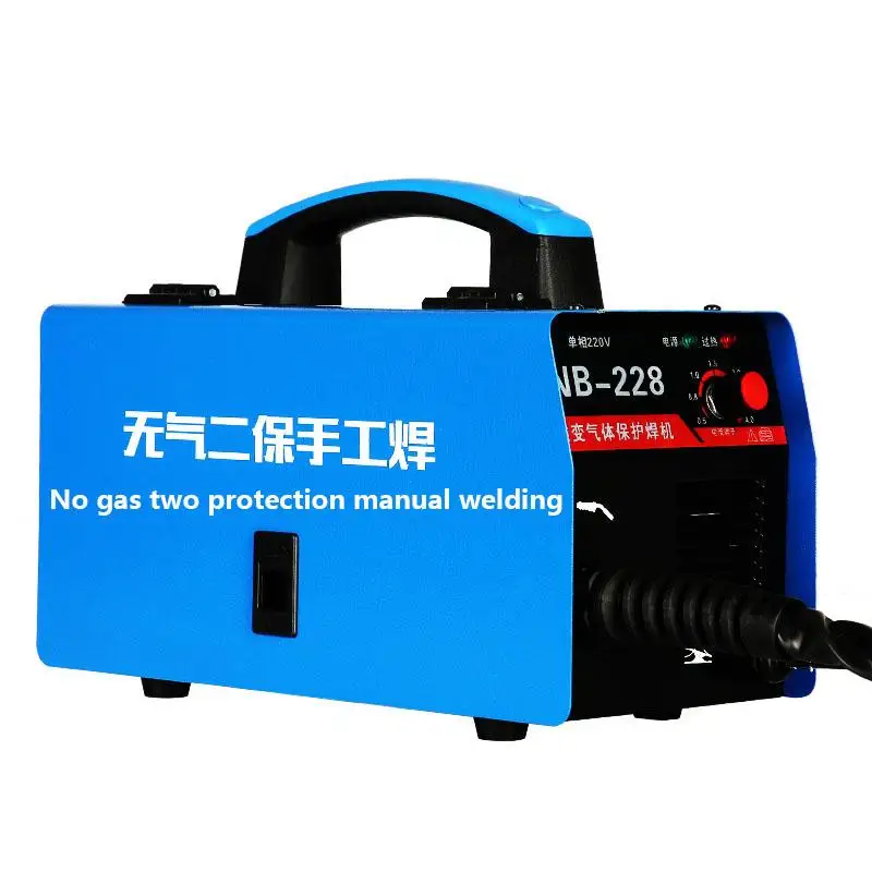 Household 220V New Type Airless Two Protection Welding Machine Small Portable Inverter DC Copper Material