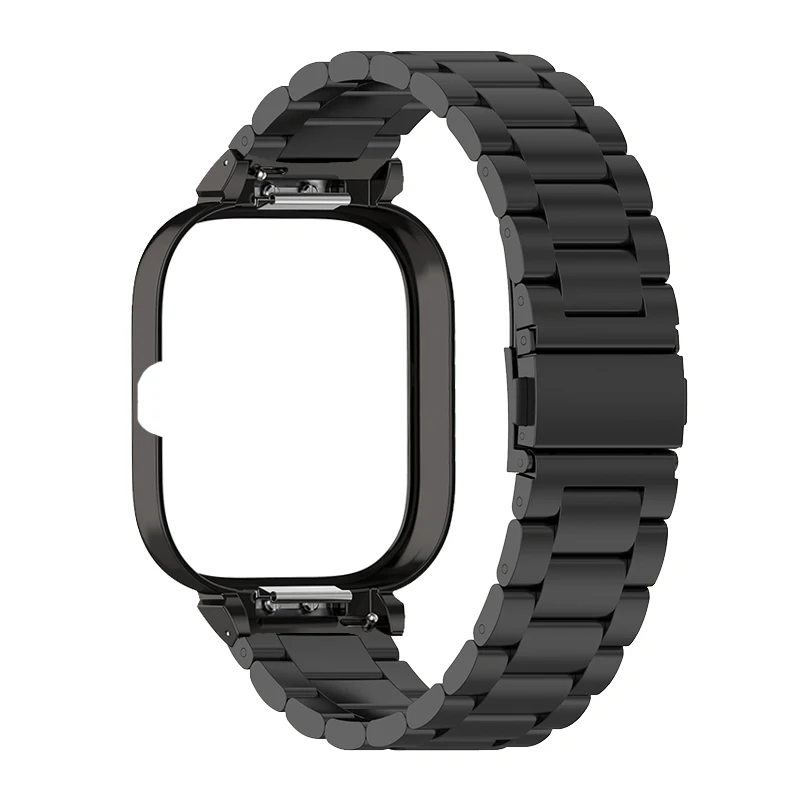 Para Redmi Watch 4 correa de reloj de acero inoxidable para redmi watch 4 funda protectora de correa de Metal para redmi watch 4 funda de pulsera