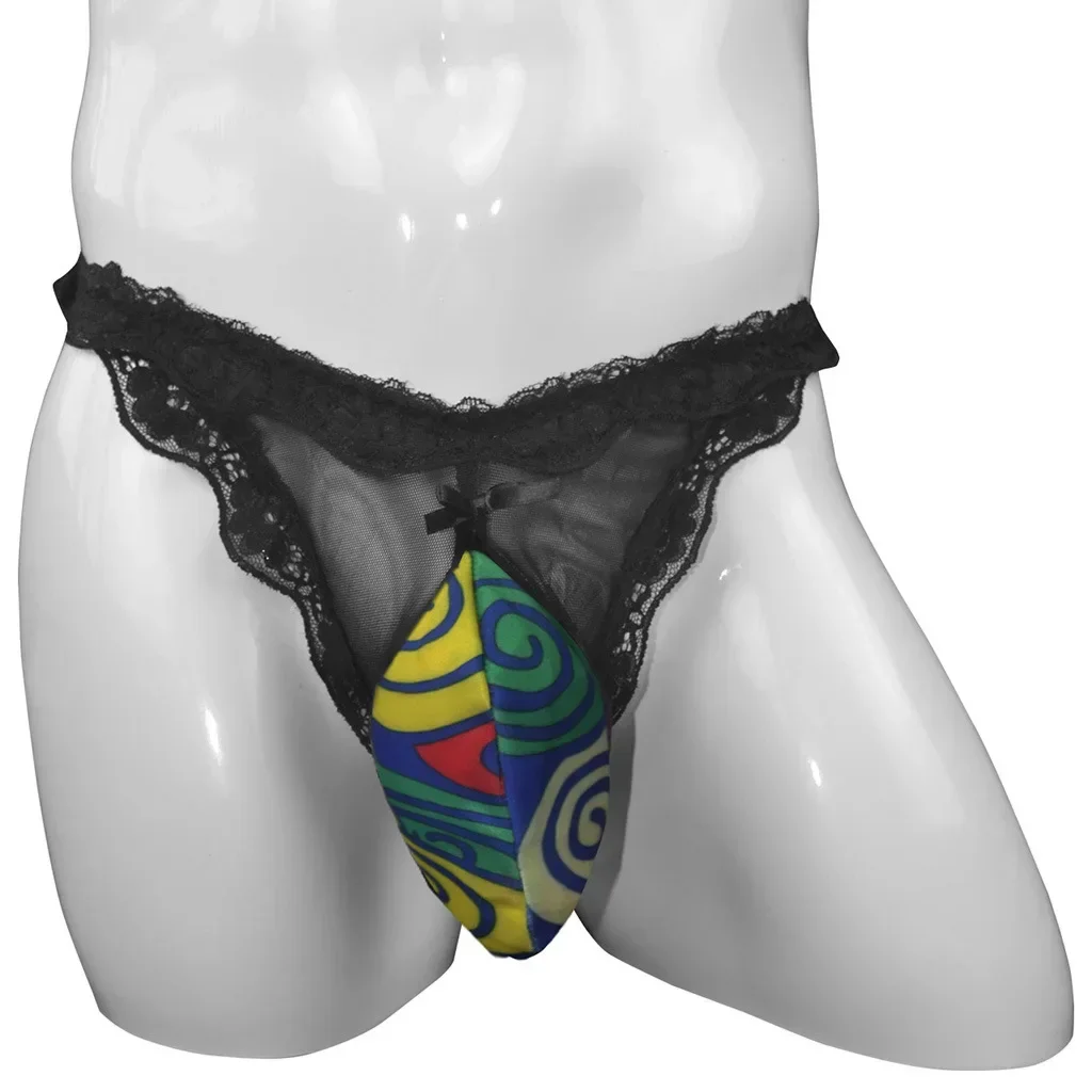 

Кружевные сетчатые прозрачные стринги с Т-образной спинкой для мужчин, эротические U-образные выпуклые стринги, трусики с открытыми ягодицами, гей-порно, нижнее белье с открытыми ягодицами