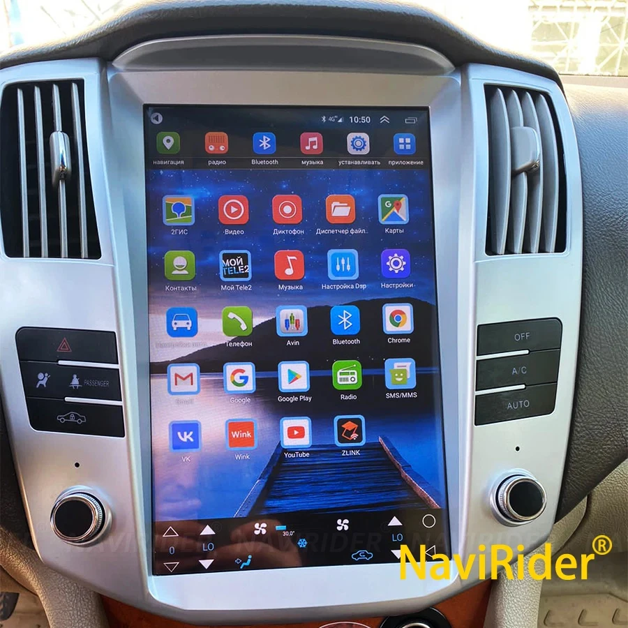 For Toyota Harrier 12.1inch Android Screen For Lexus RX300 RX330 RX350 RX400 GPS Carplay Car Radio Multimedia Player Navigation