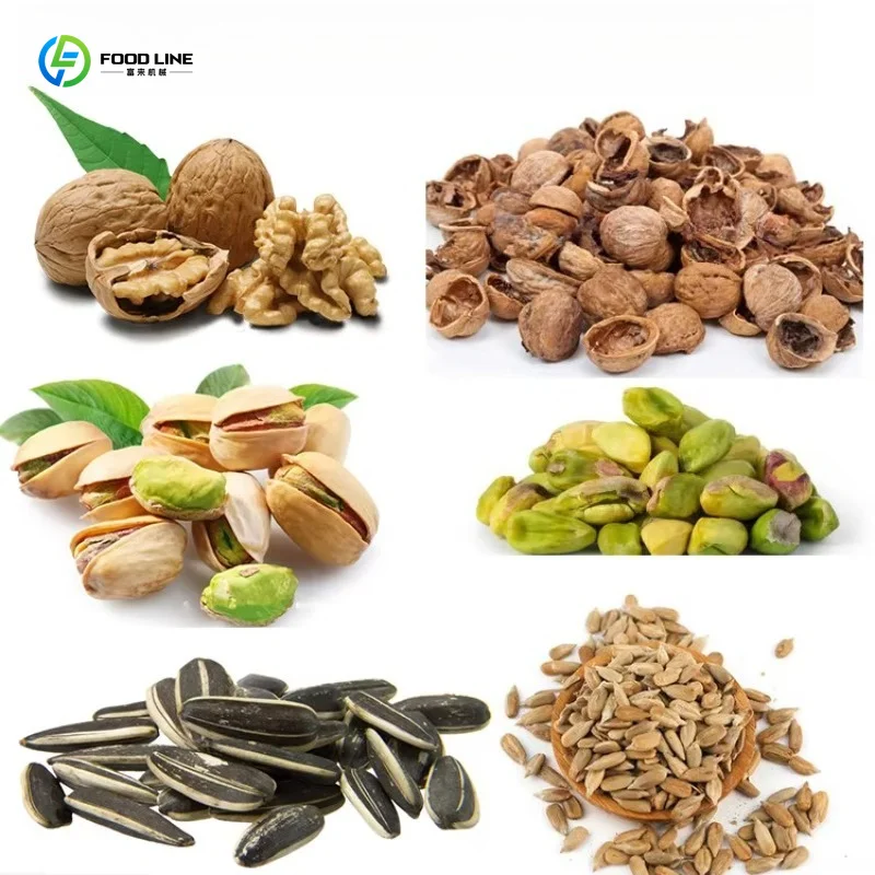 Customized Stainless Steel Nut Separator For Cashew Almond Walnut Shell And Kernel Separation Processing