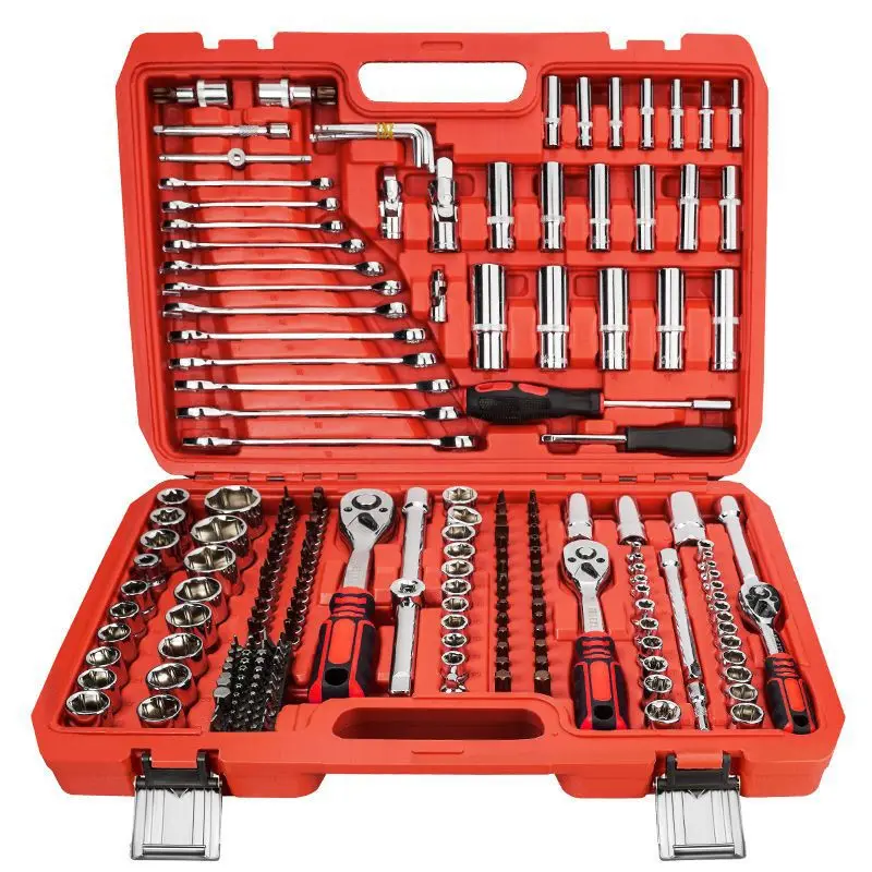 

Auto repair tool set Universal ratchet sleeve Car repair wrench