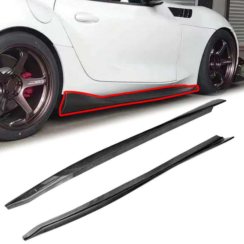 

19+ A90 VRS1 Type Side Skirt Sports Style Carbon Fiber Car Accessory