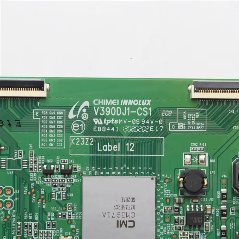 بطاقة TCON V390DJ1-CS1 للتلفزيون المعدات الأصلية لوحة T CON لوحة منطق LCD تم اختبار العرض لوحات T-con للتلفزيون V390DJ1 CS1